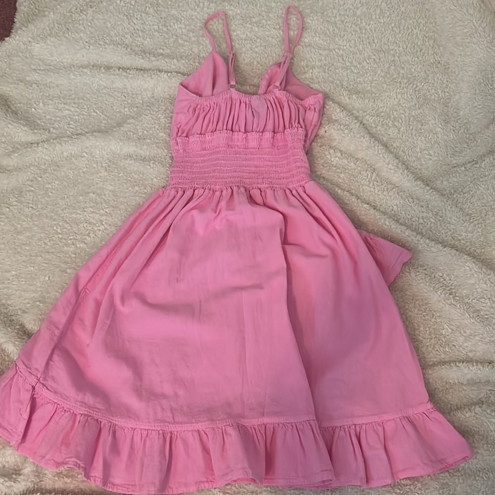 Pink Ruffled Dress - Picture 2 of 2